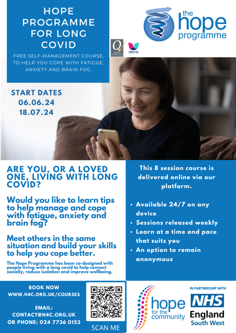 The Hope Programme for Long Covid – South Coast Medical Group